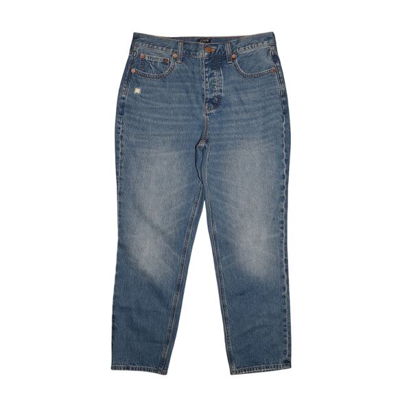 J.CREW NEW $148 Premium Edition High Rise Straight Jean Button Fly Size 28‎ - Picture 1 of 4